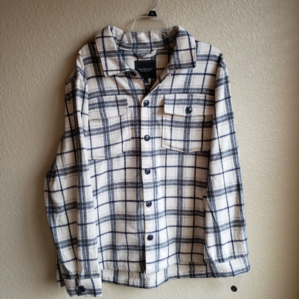 Liverpool Los Angeles Plaid Shirt Jacket NWT